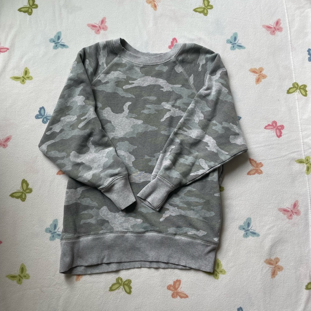 Aerie camo crewneck sweatshirt